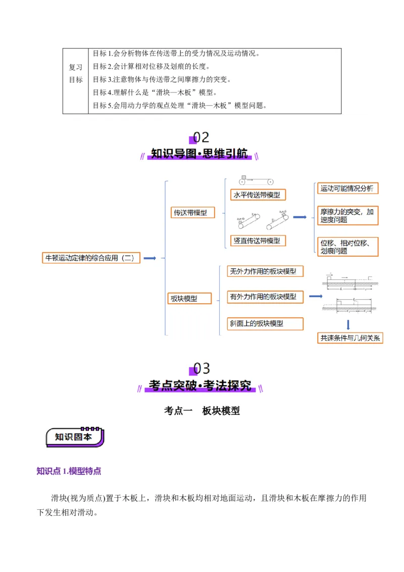 第11讲牛顿运动定律的综合应用（二）（讲义）（原卷版）_4.2025物理总复习_2025年新高考资料_一轮复习_2025年高考物理一轮复习讲练测（新教材新高考）