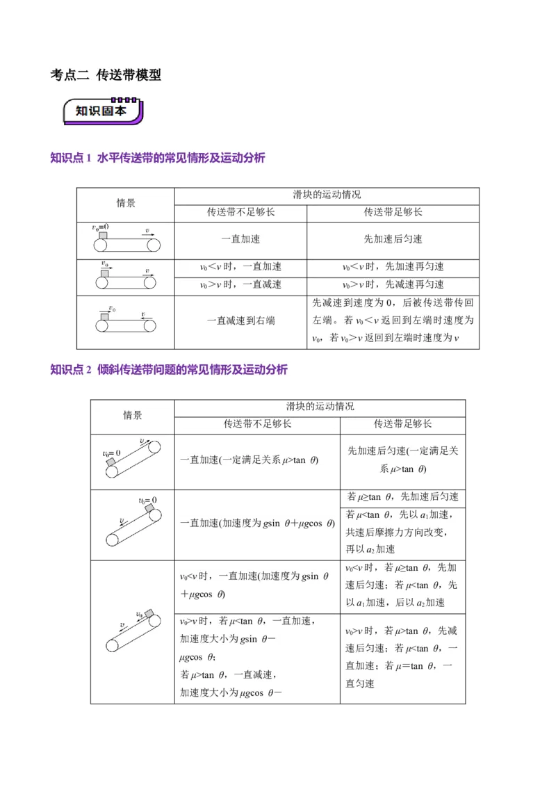 第11讲牛顿运动定律的综合应用（二）（讲义）（原卷版）_4.2025物理总复习_2025年新高考资料_一轮复习_2025年高考物理一轮复习讲练测（新教材新高考）