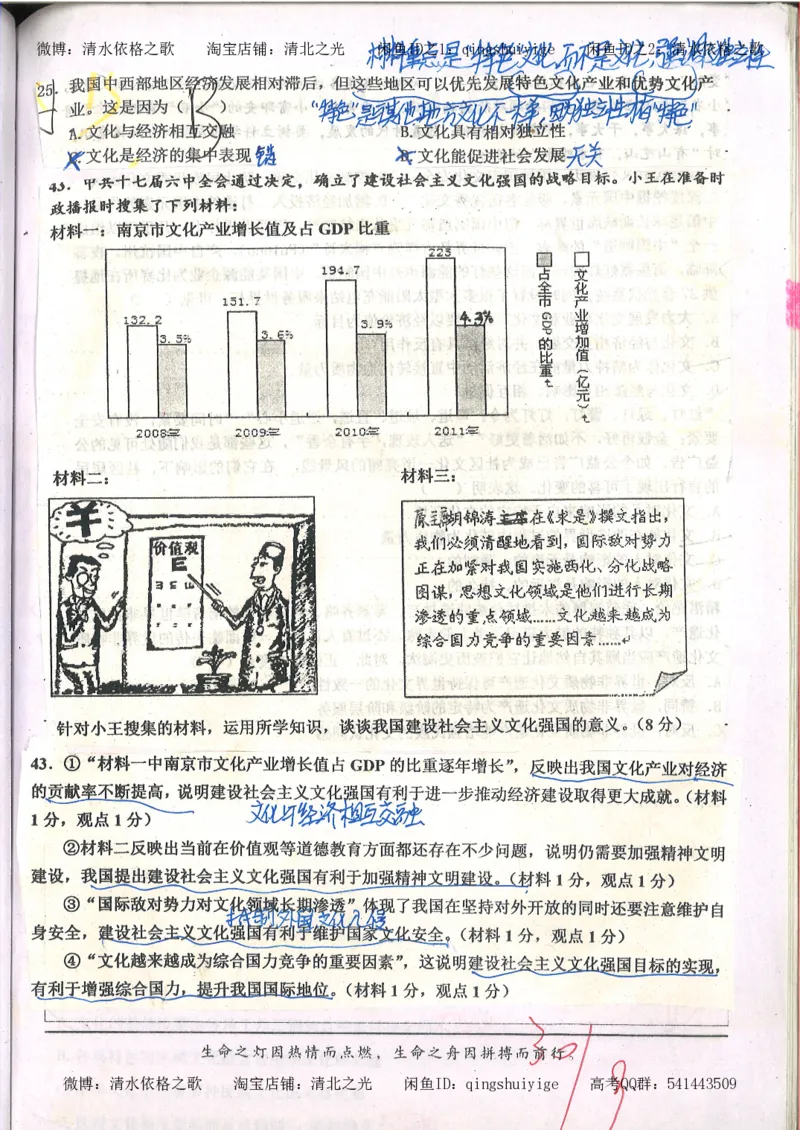 6.衡水中学高考积累与改错_高三政治（第2本）_107页_高中衡水学霸笔记_高中全部赠品_错题集高中九科_政治积累与改错