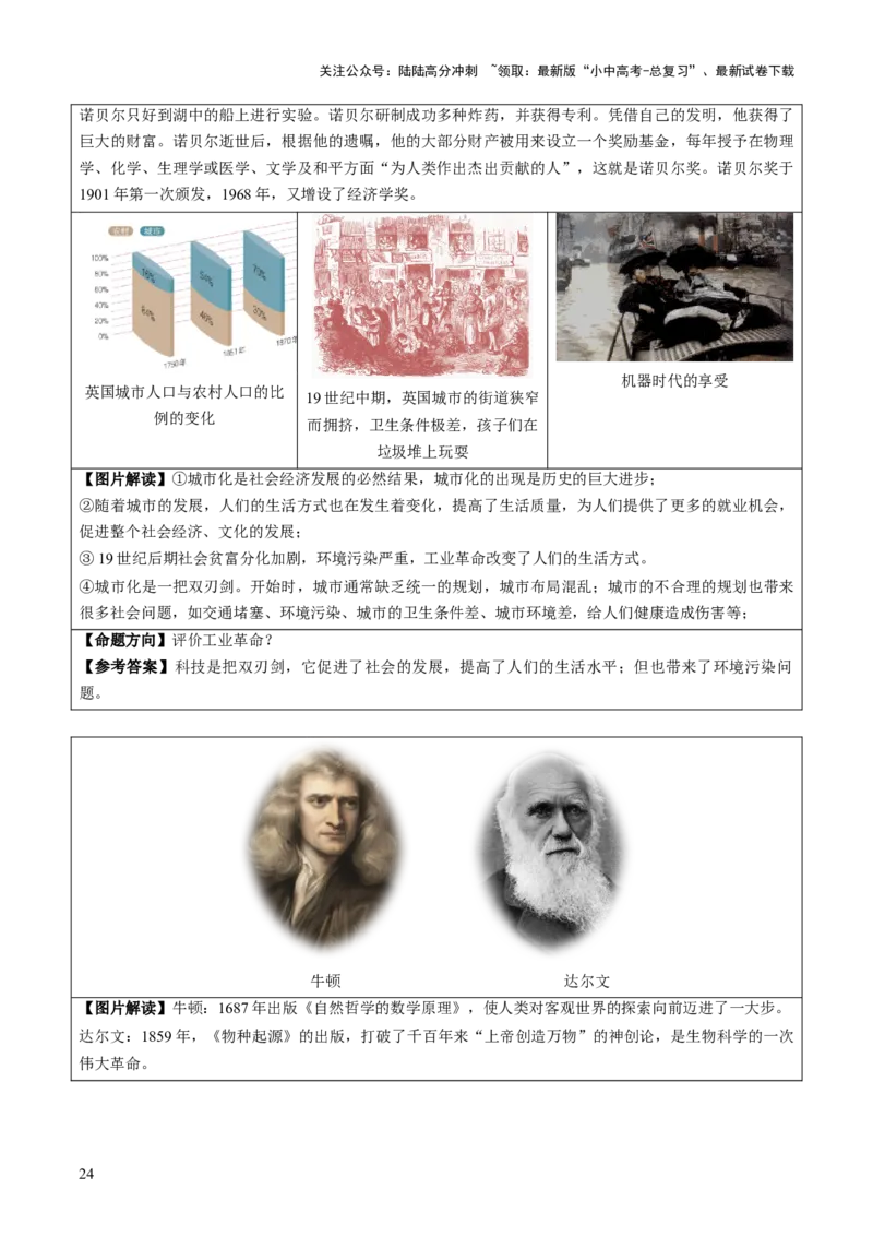 主题19+常考图片识记（世界史）（图片解读+命题方向+参考答案）-2025年中考历史一轮知识点梳理_02中考总复习（2026版更新中）_06-历史-中考总复习_2025年中考复习资料