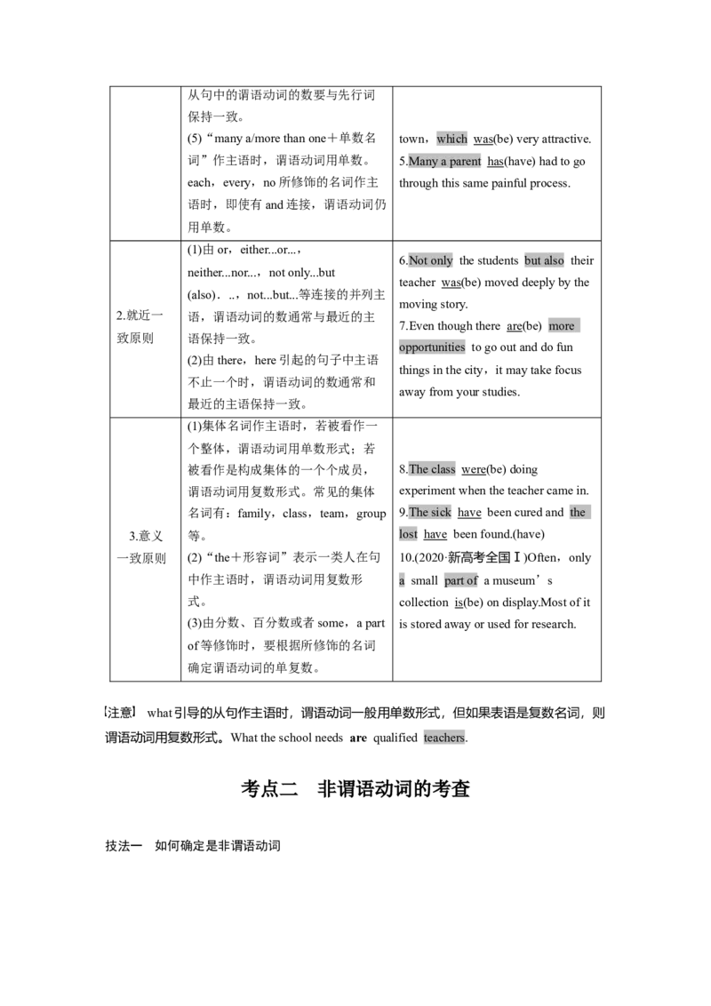 2023年高考英语二轮复习（新高考版）第2部分完形填空与语法填空　专题4　第1讲　有提示词类&mdash;&mdash;动词_3.2025英语总复习_2023年新高考资料_二轮复习