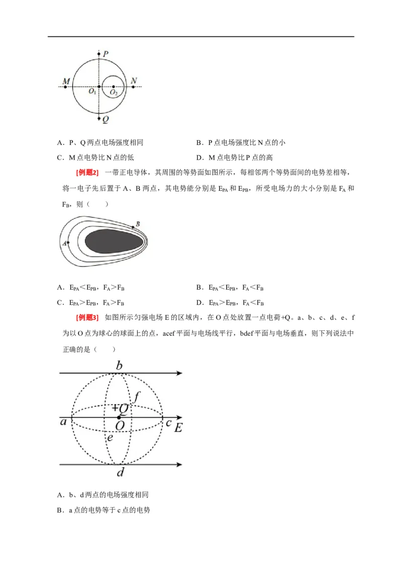 专题16电场能的性质（原卷版）_4.2025物理总复习_赠品通用版（老高考）复习资料_专项复习_2023年高考冲刺物理热点知识讲练与题型归纳（全国通用）