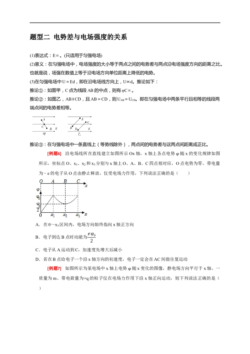 专题16电场能的性质（原卷版）_4.2025物理总复习_赠品通用版（老高考）复习资料_专项复习_2023年高考冲刺物理热点知识讲练与题型归纳（全国通用）