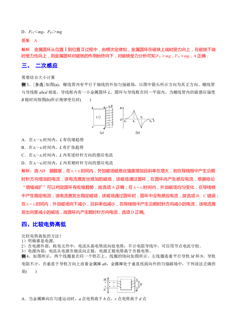 秘籍18电磁感应中的热点问题-备战2023年高考物理抢分秘籍（新高考专用）（解析版）_4.2025物理总复习_2023年新高复习资料_备战2023年高考物理抢分秘籍（新高考专用）