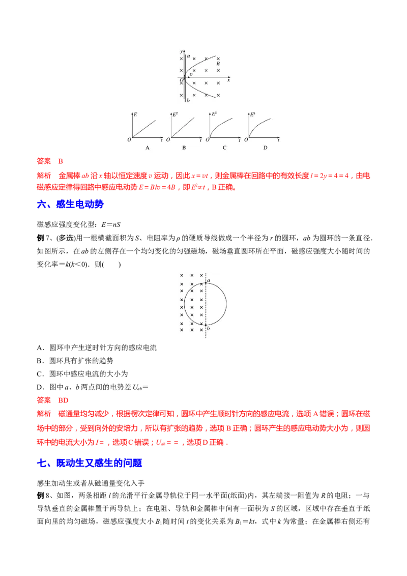 秘籍18电磁感应中的热点问题-备战2023年高考物理抢分秘籍（新高考专用）（解析版）_4.2025物理总复习_2023年新高复习资料_备战2023年高考物理抢分秘籍（新高考专用）