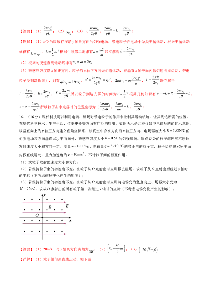 第十一章磁场（测试）（解析版）_4.2025物理总复习_2024年新高考资料_1.2024一轮复习_2024年高考物理一轮复习讲练测（新教材新高考）_第十一章磁场（测试）