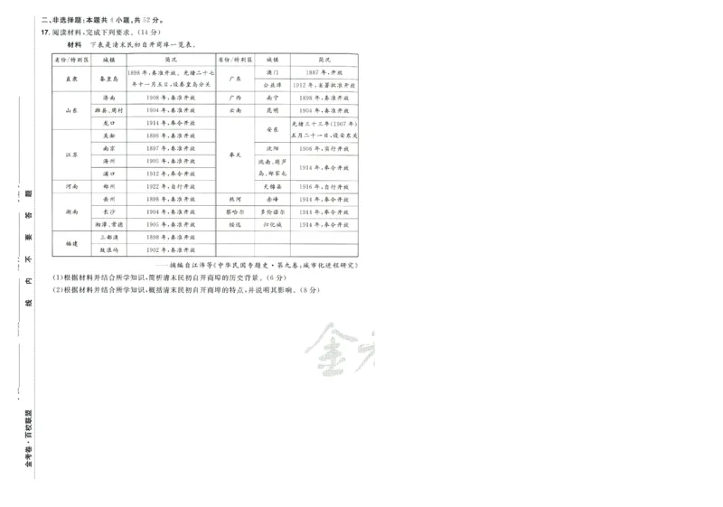 2026版金考卷&middot;百校联盟高考领航卷历史（新教材版）-A4_2026版金考卷&middot;百校联盟高考领航卷（全科）_2026版金考卷&middot;百校联盟高考领航卷历史（新教材版）