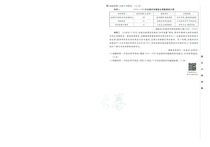 2026版金考卷&middot;百校联盟高考领航卷历史（新教材版）-A4_2026版金考卷&middot;百校联盟高考领航卷（全科）_2026版金考卷&middot;百校联盟高考领航卷历史（新教材版）