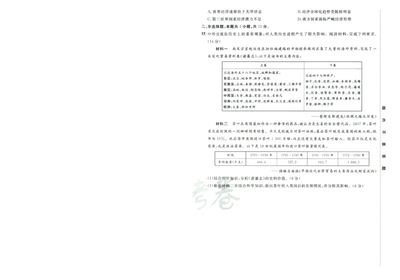 2026版金考卷&middot;百校联盟高考领航卷历史（新教材版）-A4_2026版金考卷&middot;百校联盟高考领航卷（全科）_2026版金考卷&middot;百校联盟高考领航卷历史（新教材版）