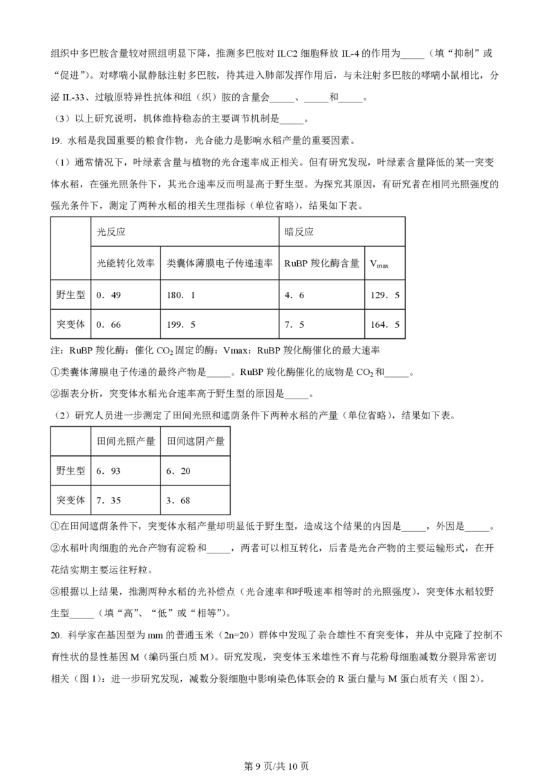 2023年高考生物试卷（重庆）（空白卷）_A1502026各地模拟卷（超值！）_赠送：2008-2024全套高考真题_高考生物真题_新&middot;PDF版2008-2024&middot;高考生物真题_版本2：生物（按省份分类）2008-2024