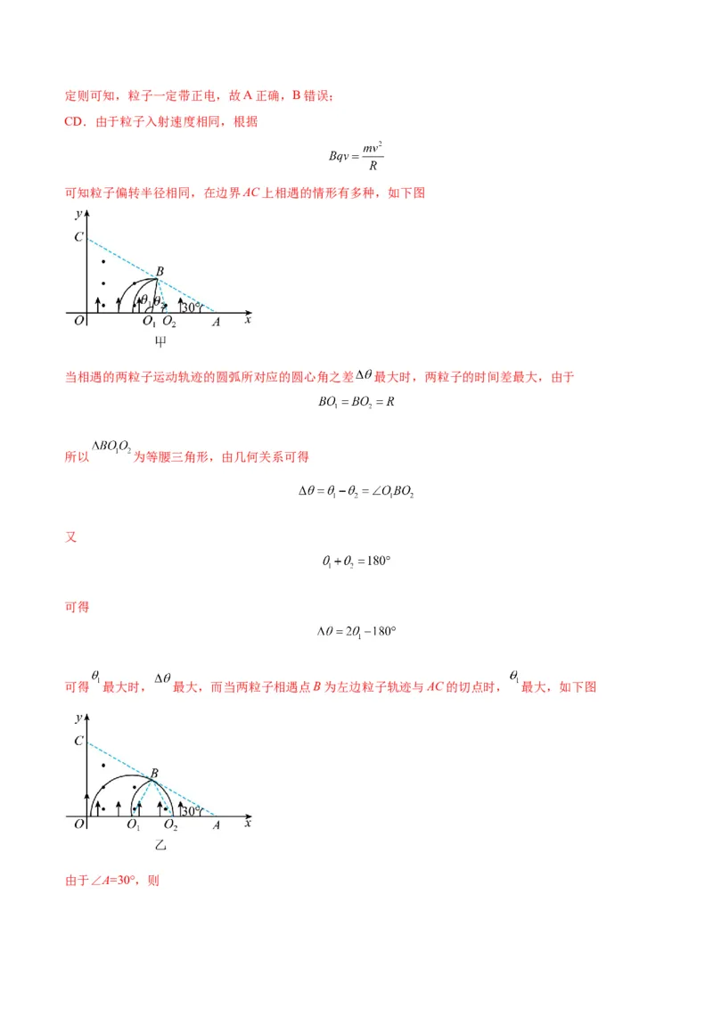 专题12磁场的性质带电粒子在磁场中的运动（解析版）_4.2025物理总复习_2024年新高考资料_2.2024二轮复习_2024年高考物理二轮热点题型归纳与变式演练（新高考通用）