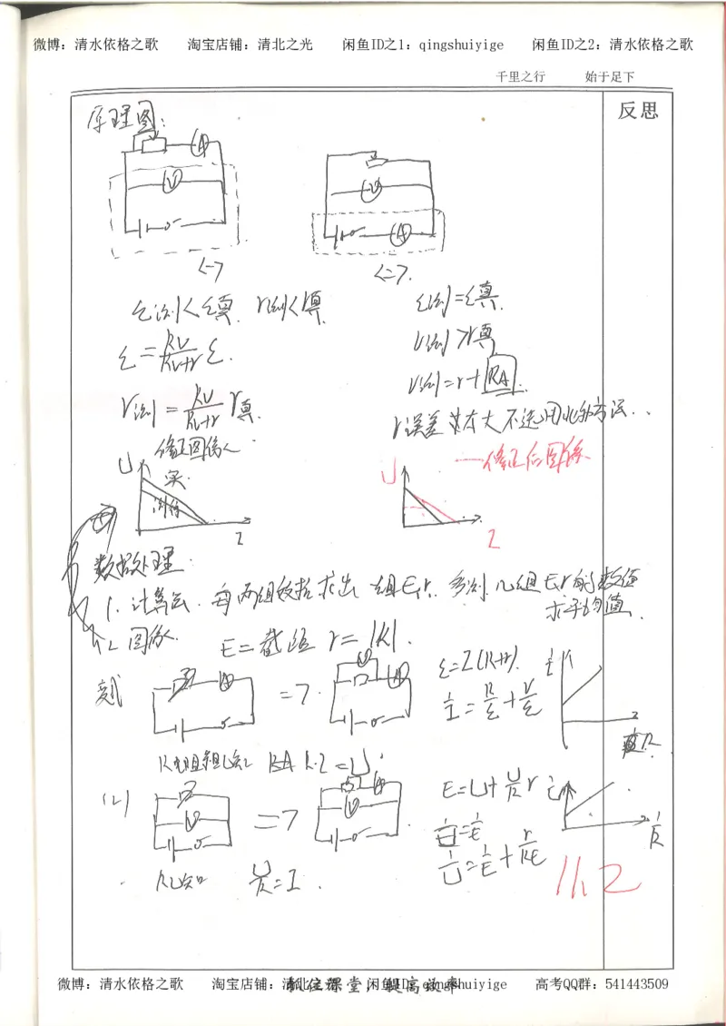 6.衡水中学高考积累与改错_高三物理（第2本）_82页_高中衡水学霸笔记_高中全部赠品_错题集高中九科_物理积累与改错
