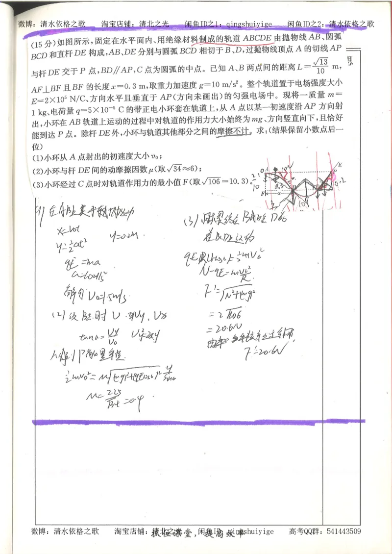 6.衡水中学高考积累与改错_高三物理（第2本）_82页_高中衡水学霸笔记_高中全部赠品_错题集高中九科_物理积累与改错