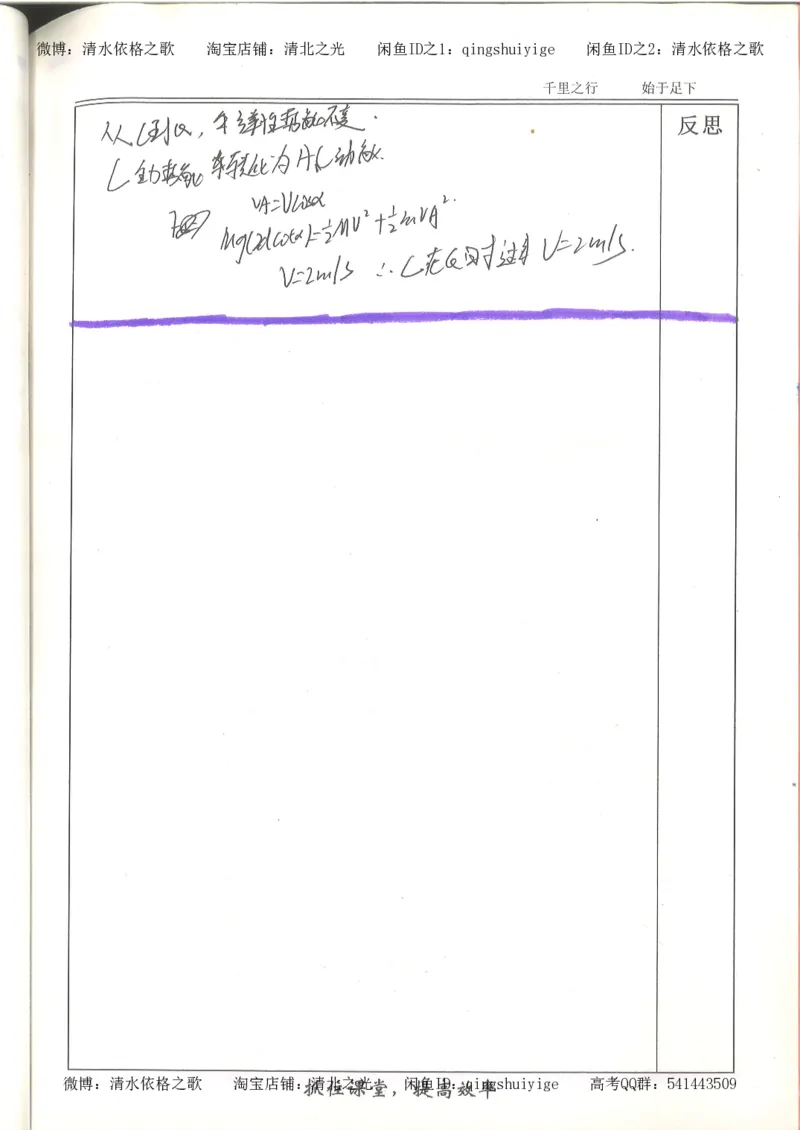 6.衡水中学高考积累与改错_高三物理（第2本）_82页_高中衡水学霸笔记_高中全部赠品_错题集高中九科_物理积累与改错