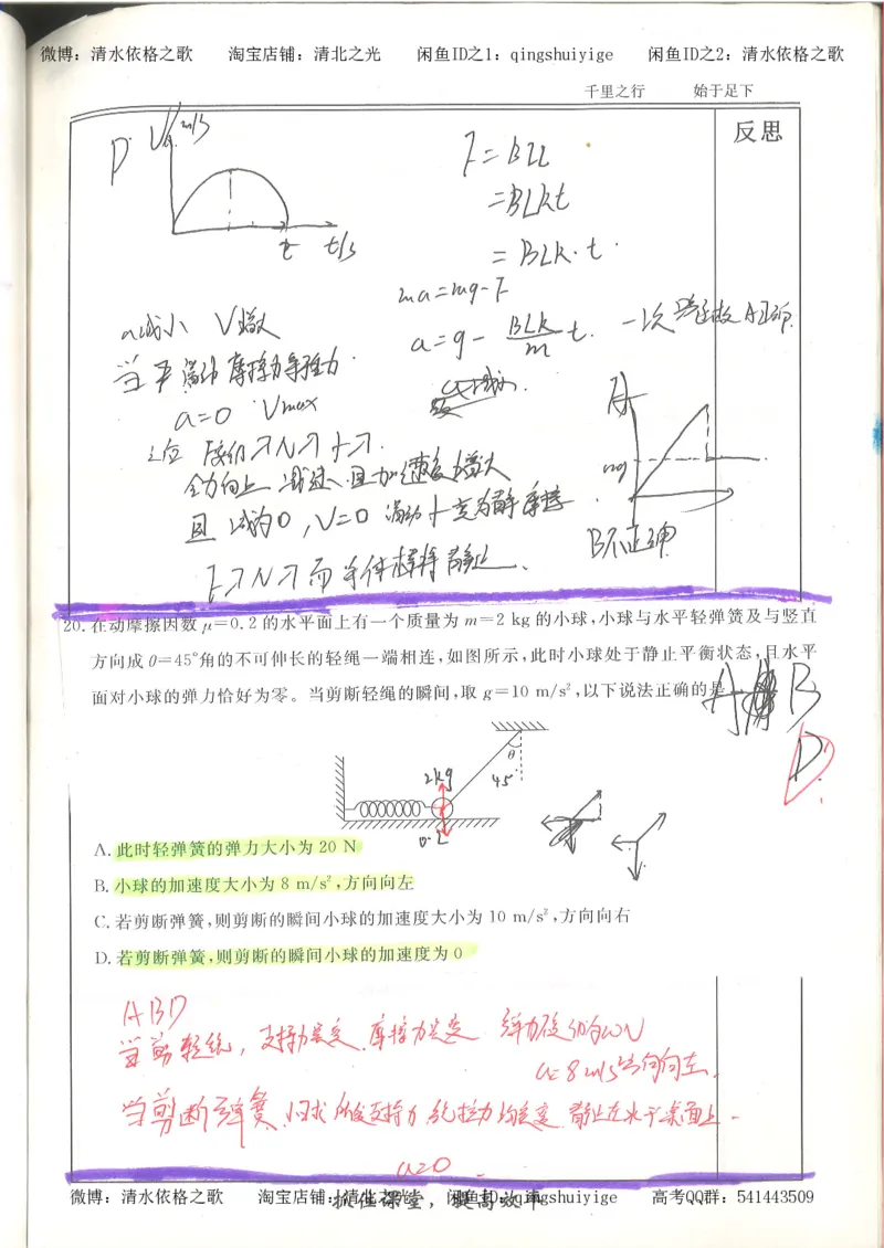 6.衡水中学高考积累与改错_高三物理（第2本）_82页_高中衡水学霸笔记_高中全部赠品_错题集高中九科_物理积累与改错