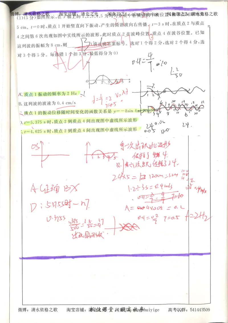 6.衡水中学高考积累与改错_高三物理（第2本）_82页_高中衡水学霸笔记_高中全部赠品_错题集高中九科_物理积累与改错