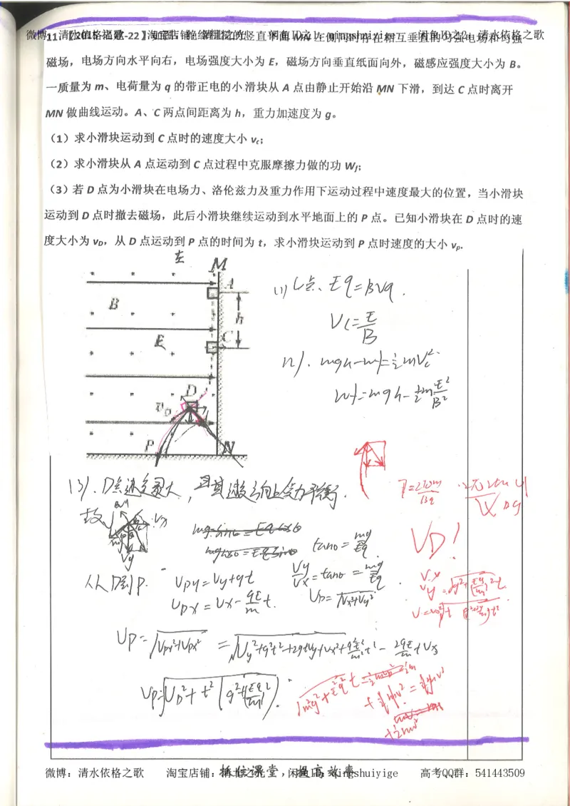 6.衡水中学高考积累与改错_高三物理（第2本）_82页_高中衡水学霸笔记_高中全部赠品_错题集高中九科_物理积累与改错