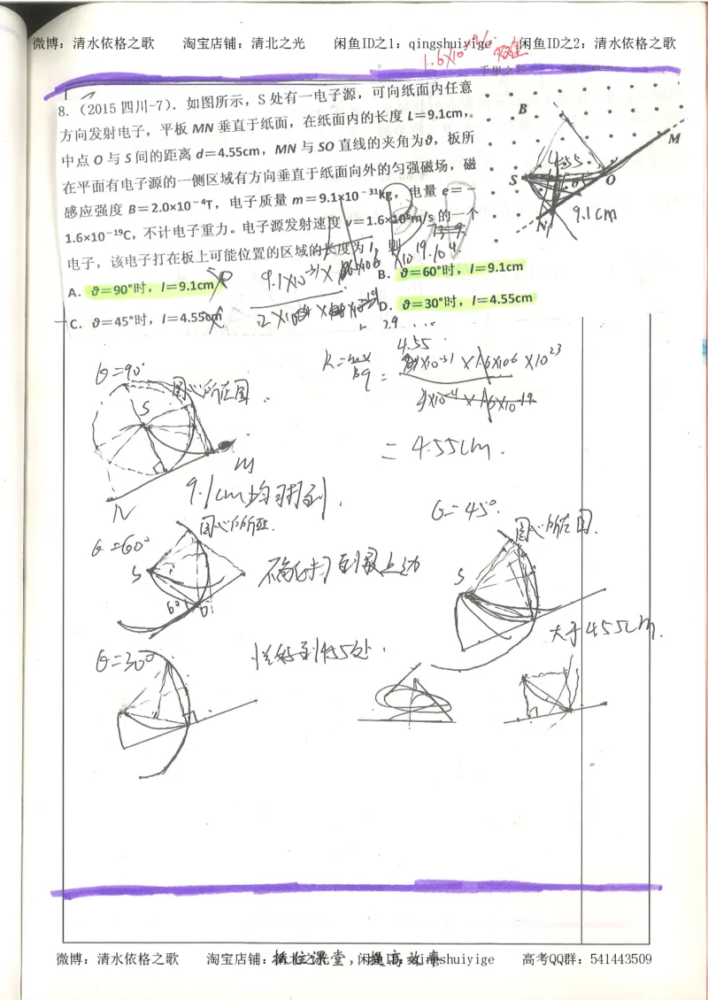 6.衡水中学高考积累与改错_高三物理（第2本）_82页_高中衡水学霸笔记_高中全部赠品_错题集高中九科_物理积累与改错