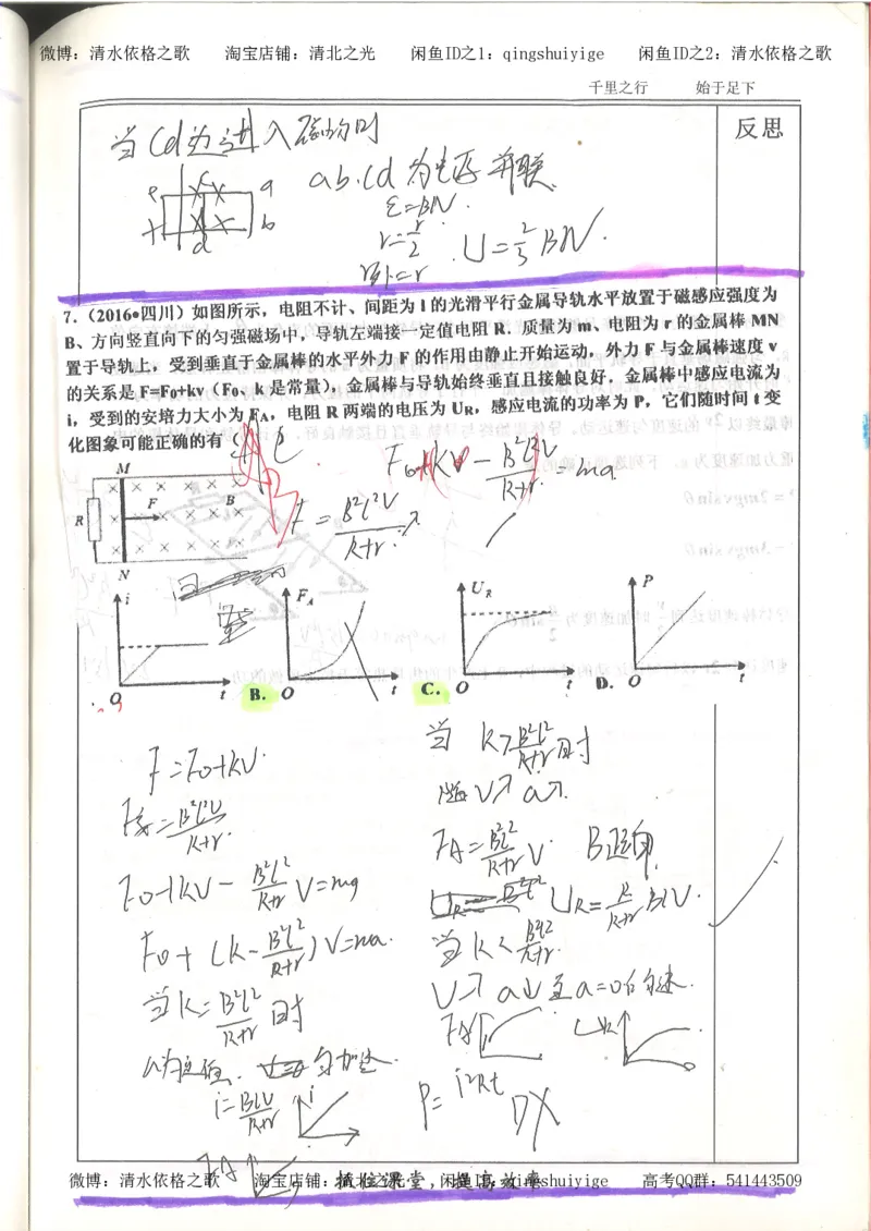 6.衡水中学高考积累与改错_高三物理（第2本）_82页_高中衡水学霸笔记_高中全部赠品_错题集高中九科_物理积累与改错