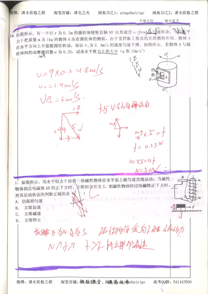 6.衡水中学高考积累与改错_高三物理（第2本）_82页_高中衡水学霸笔记_高中全部赠品_错题集高中九科_物理积累与改错