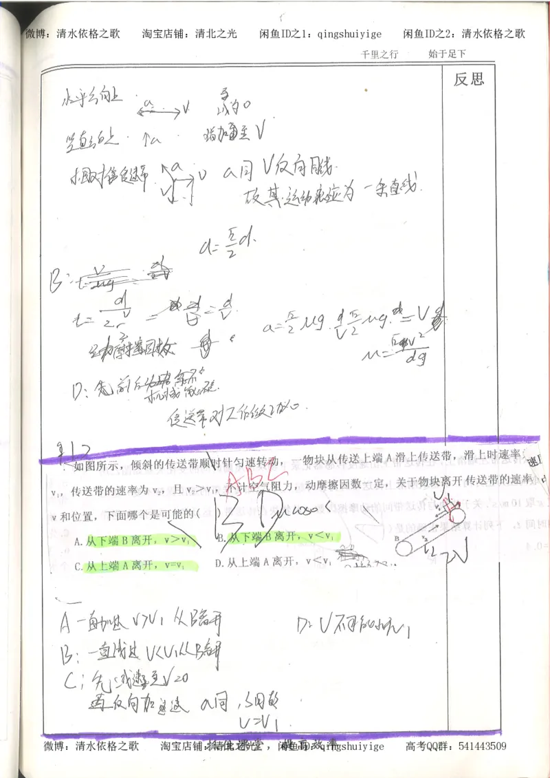 6.衡水中学高考积累与改错_高三物理（第2本）_82页_高中衡水学霸笔记_高中全部赠品_错题集高中九科_物理积累与改错