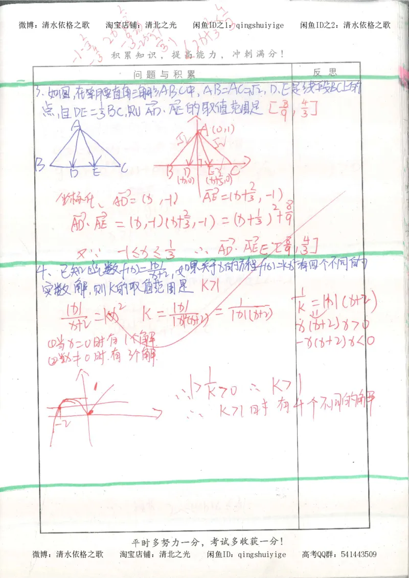 8.衡水中学高考积累与改错_高三数学（第4本）_117页_高中衡水学霸笔记_高中全部赠品_错题集高中九科_数学积累与改错