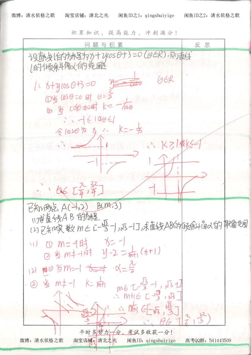 8.衡水中学高考积累与改错_高三数学（第4本）_117页_高中衡水学霸笔记_高中全部赠品_错题集高中九科_数学积累与改错