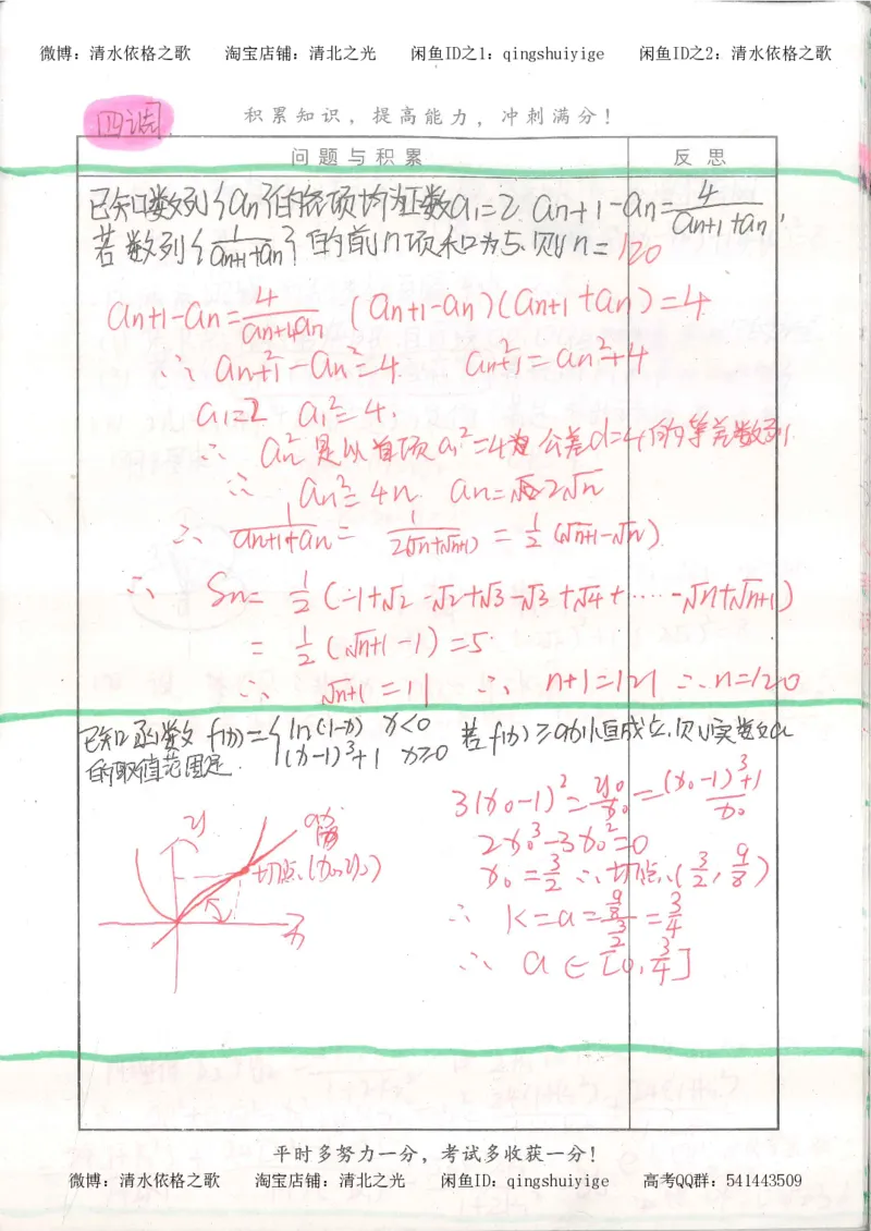 8.衡水中学高考积累与改错_高三数学（第4本）_117页_高中衡水学霸笔记_高中全部赠品_错题集高中九科_数学积累与改错