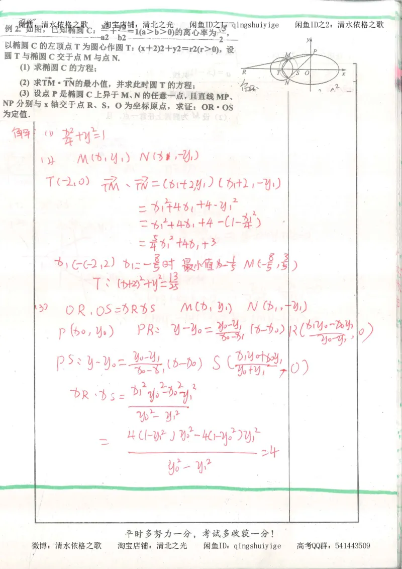 8.衡水中学高考积累与改错_高三数学（第4本）_117页_高中衡水学霸笔记_高中全部赠品_错题集高中九科_数学积累与改错