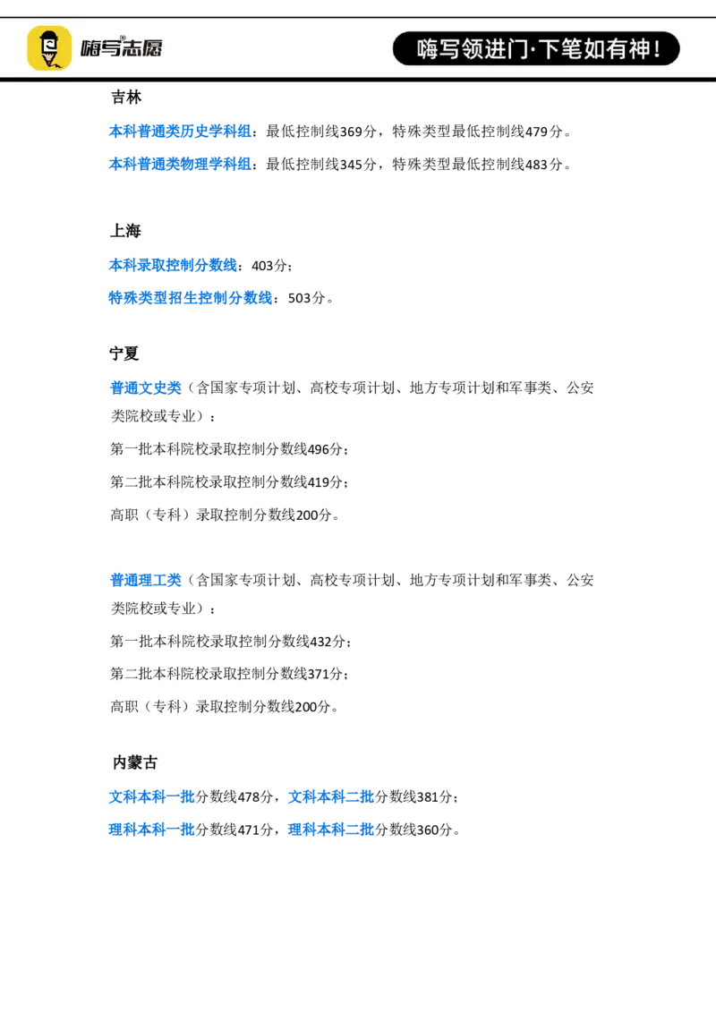 2024年全国31省市高考各批次分数线汇总_2025年4月最新发布2025年《全国31省各地》高考志愿填报（各省高校介绍+各省一分一段表+热门专业+避坑指南）