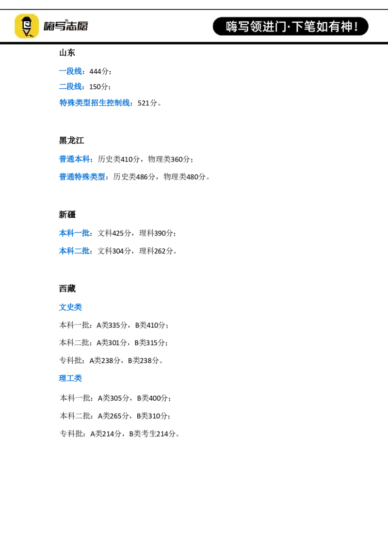 2024年全国31省市高考各批次分数线汇总_2025年4月最新发布2025年《全国31省各地》高考志愿填报（各省高校介绍+各省一分一段表+热门专业+避坑指南）