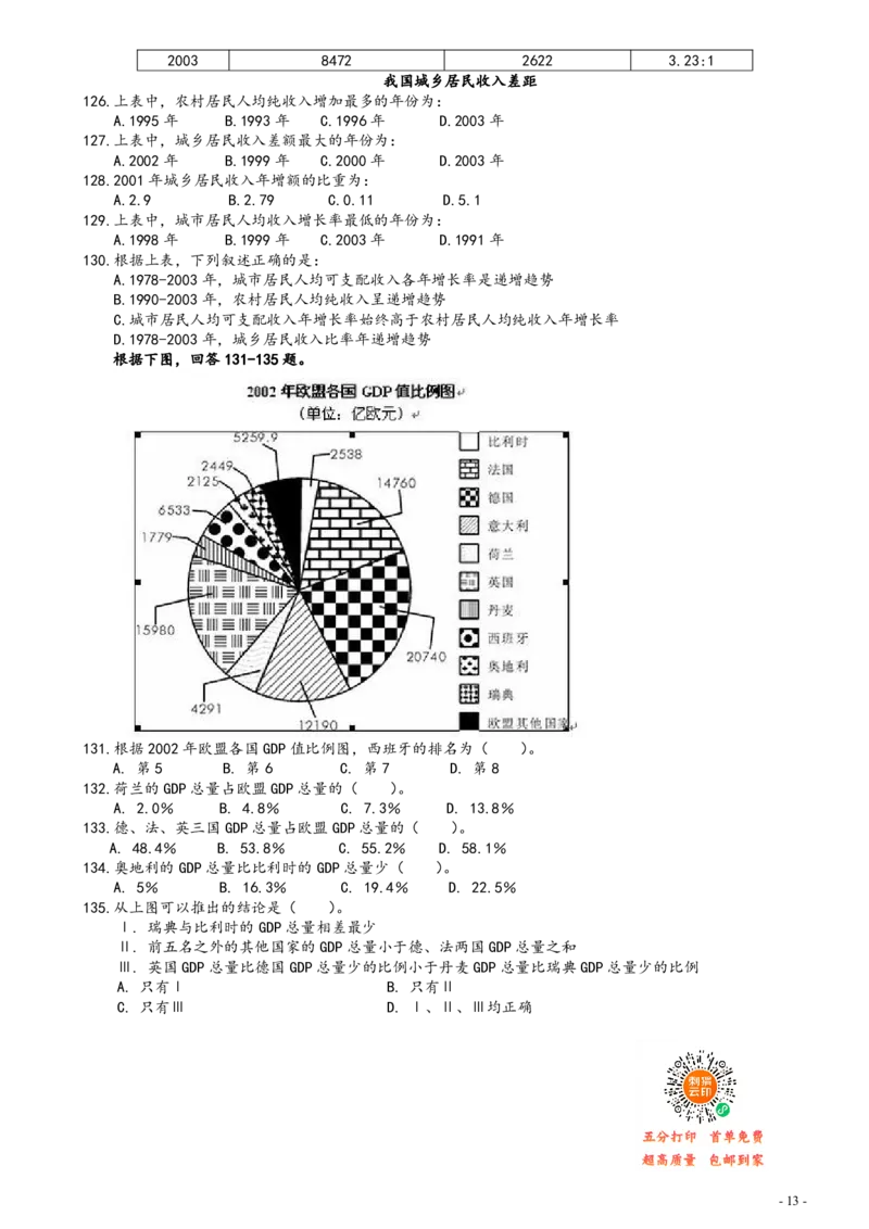 2008年湖北省公务员考试《行测》真题_34省+国考真题_34省考+国考pdf版推荐用这个版本_34省行测+申论真题pdf推荐用这个版本_湖北公务员考试真题pdf版_题目