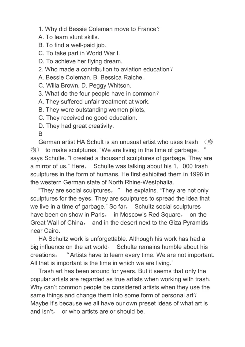 2023届高考英语二轮复习阅读理解阅读七选五完形填空分类综合训练（含答案）_3.2025英语总复习_赠品通用版（老高考）复习资料_二轮复习