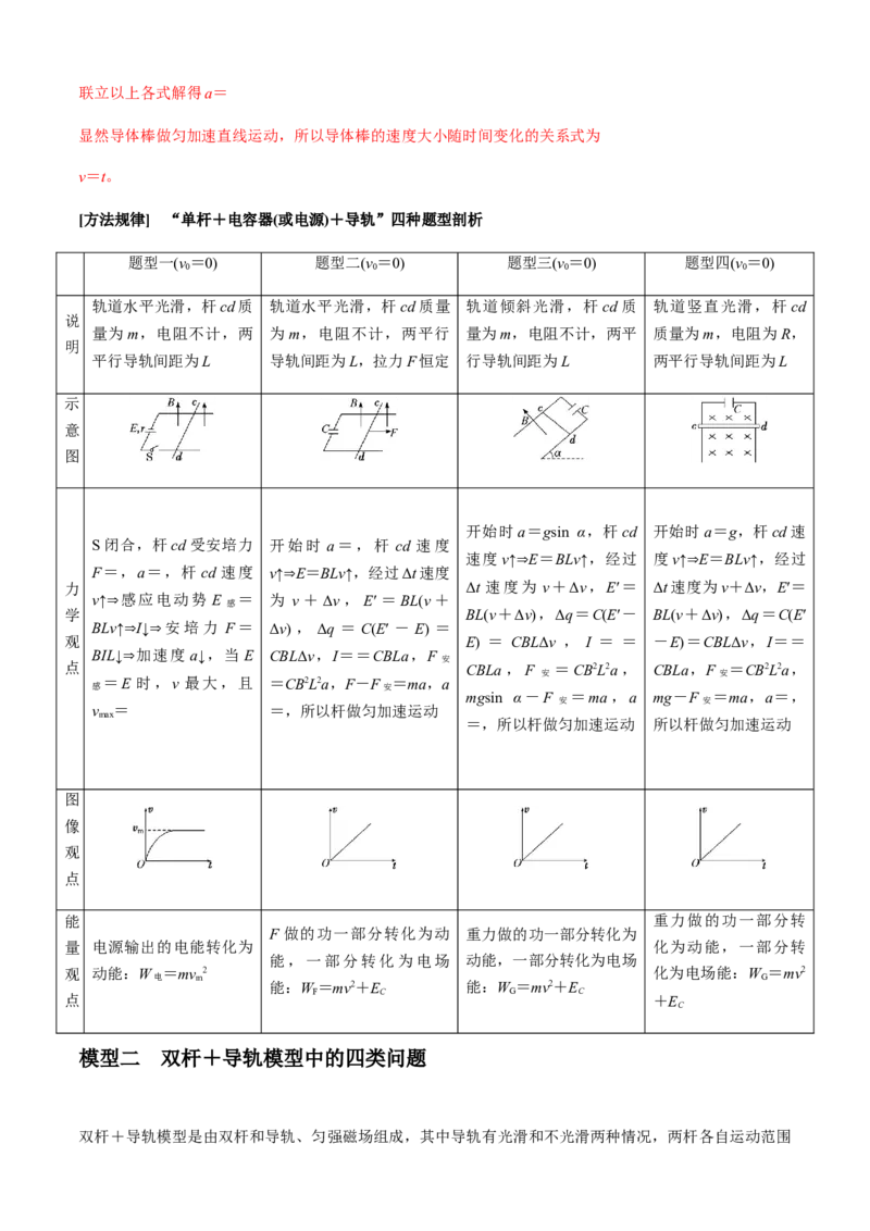专题4.6电磁感应中的杆模型与框模型（解析版）_4.2025物理总复习_2023年新高复习资料_二轮复习_2023届高考物理二、三轮复习总攻略290387341