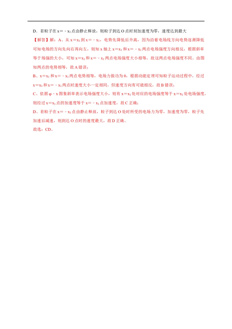 专题16电场能的性质（解析版）_4.2025物理总复习_赠品通用版（老高考）复习资料_专项复习_2023年高考冲刺物理热点知识讲练与题型归纳（全国通用）