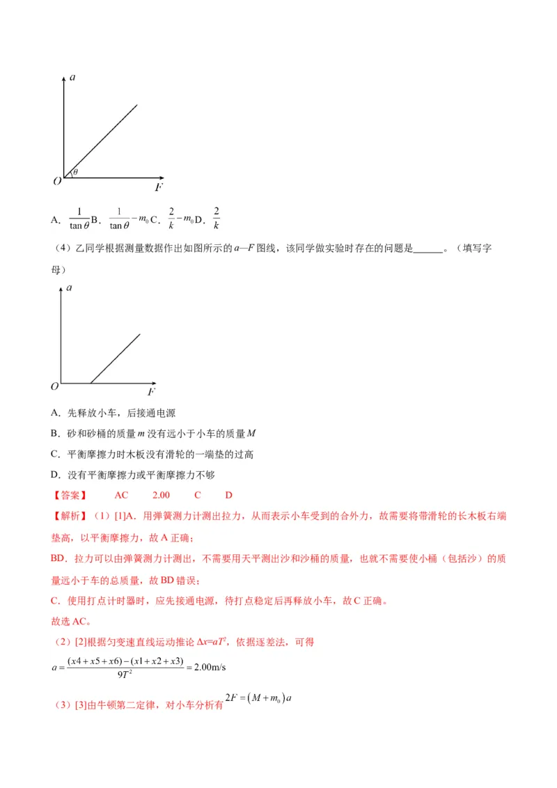 物理-2024年高考考前最后一课_4.2025物理总复习_2024年新高考资料_5.2024三轮冲刺_物理（含PDF，可直接打印）-2024年高考考前最后一课