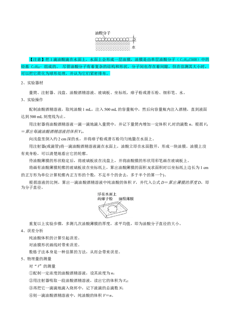 专题20光学、热学实验（原卷版）_4.2025物理总复习_2025年新高考资料_一轮复习_2025年高考物理一轮复习知识清单