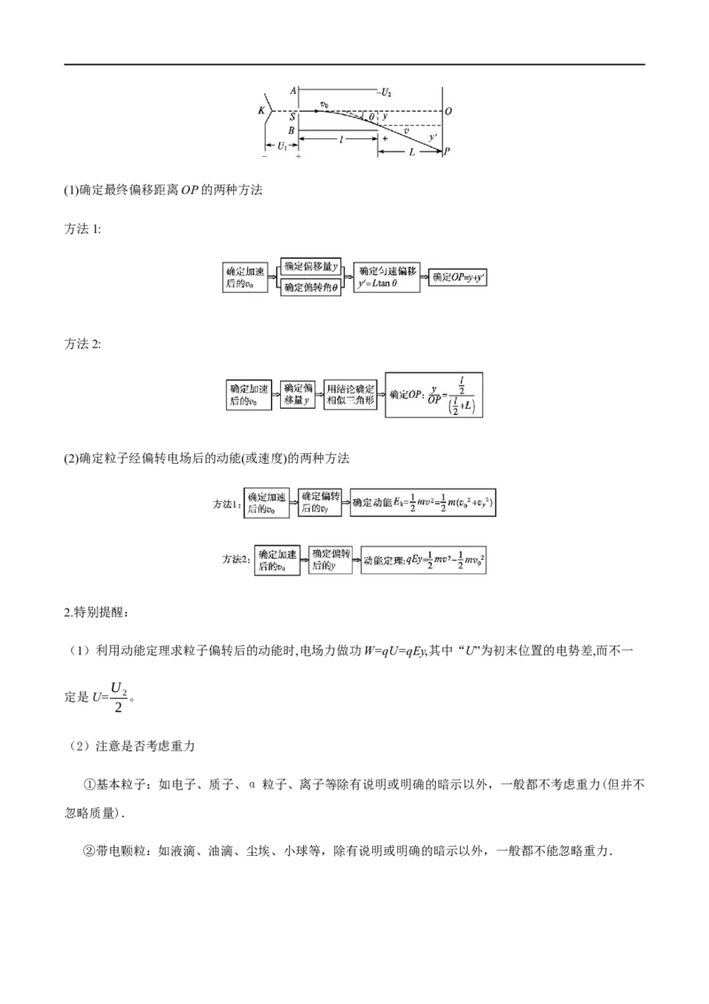 专题46电容器的动态分析、带电粒子在电场中的直线和抛体运动（原卷版）_4.2025物理总复习_2023年新高复习资料_一轮复习_2023届高三物理一轮复习多维度导学与分层专练