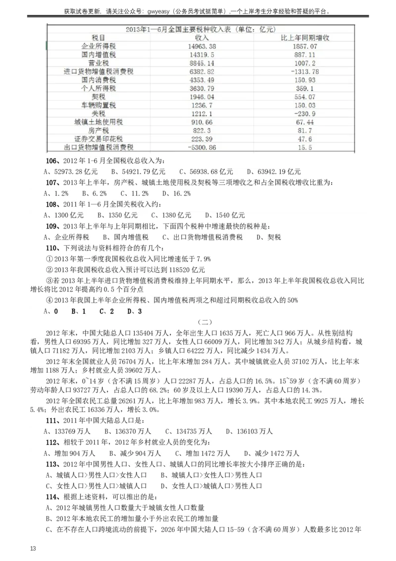 2015年425公务员联考《行测》（内蒙古卷）_34省+国考真题_此文件夹为word版,不推荐使用_此word版为,不推荐使用_此word版为,不推荐使用_题目