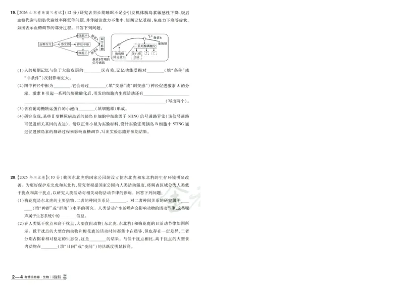 2026版金考卷&middot;百校联盟高考领航卷生物（全国单选版）-A4_2026版金考卷&middot;百校联盟高考领航卷（全科）_2026版金考卷&middot;百校联盟高考领航卷生物（单选+不定项）