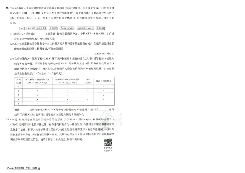 2026版金考卷&middot;百校联盟高考领航卷生物（全国单选版）-A4_2026版金考卷&middot;百校联盟高考领航卷（全科）_2026版金考卷&middot;百校联盟高考领航卷生物（单选+不定项）