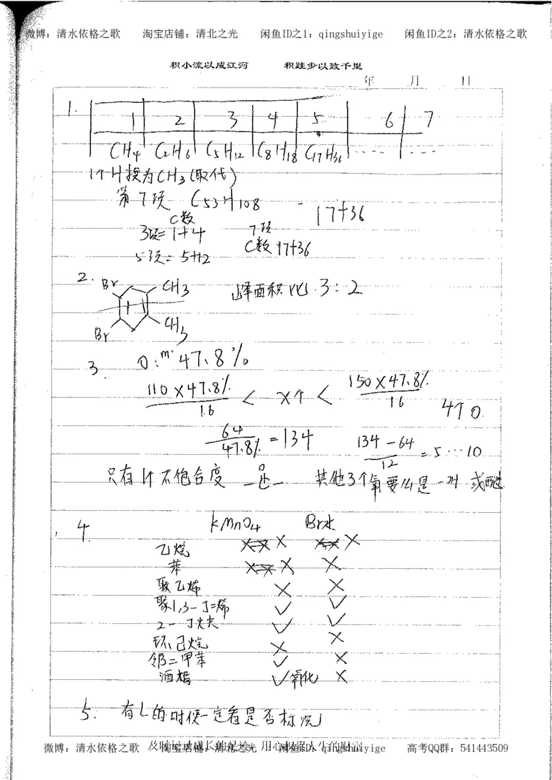 4.衡水中学高考积累与改错_高二化学（第2本）_84页_高中衡水学霸笔记_高中全部赠品_错题集高中九科_化学积累与改错