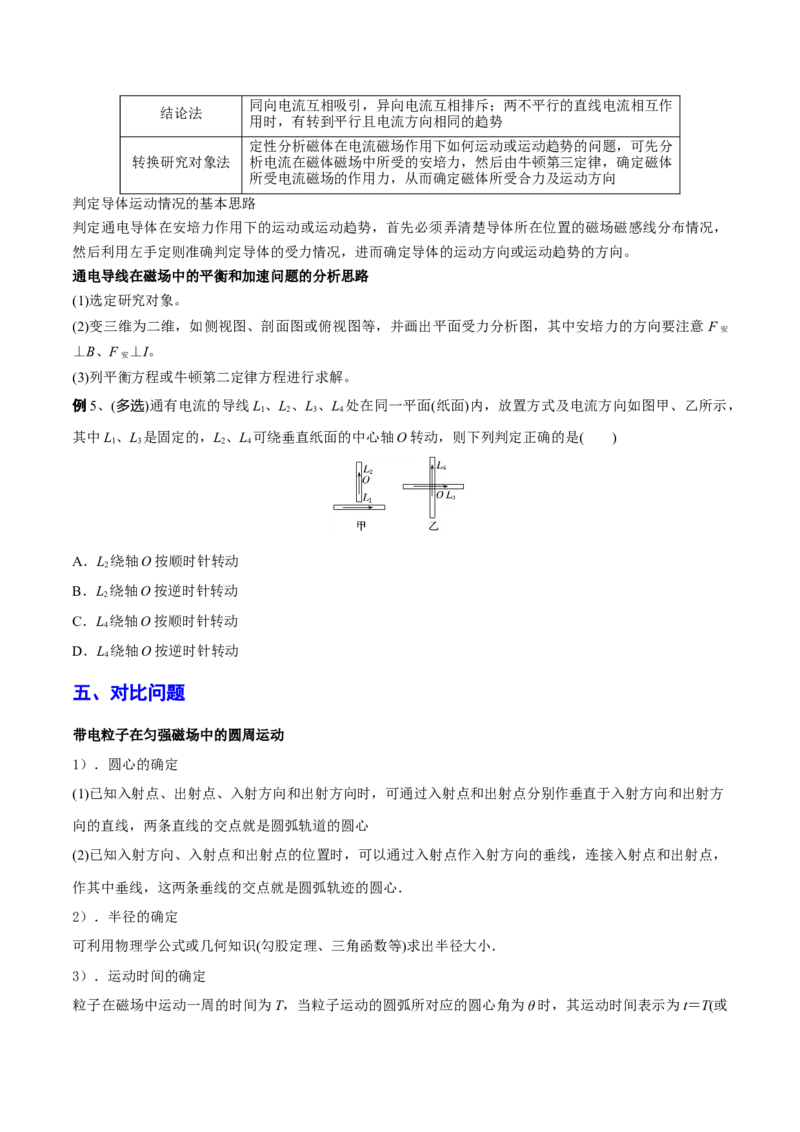 秘籍17磁场中的热点问题-备战2023年高考物理抢分秘籍（新高考专用）（原卷版）_4.2025物理总复习_2023年新高复习资料_备战2023年高考物理抢分秘籍（新高考专用）