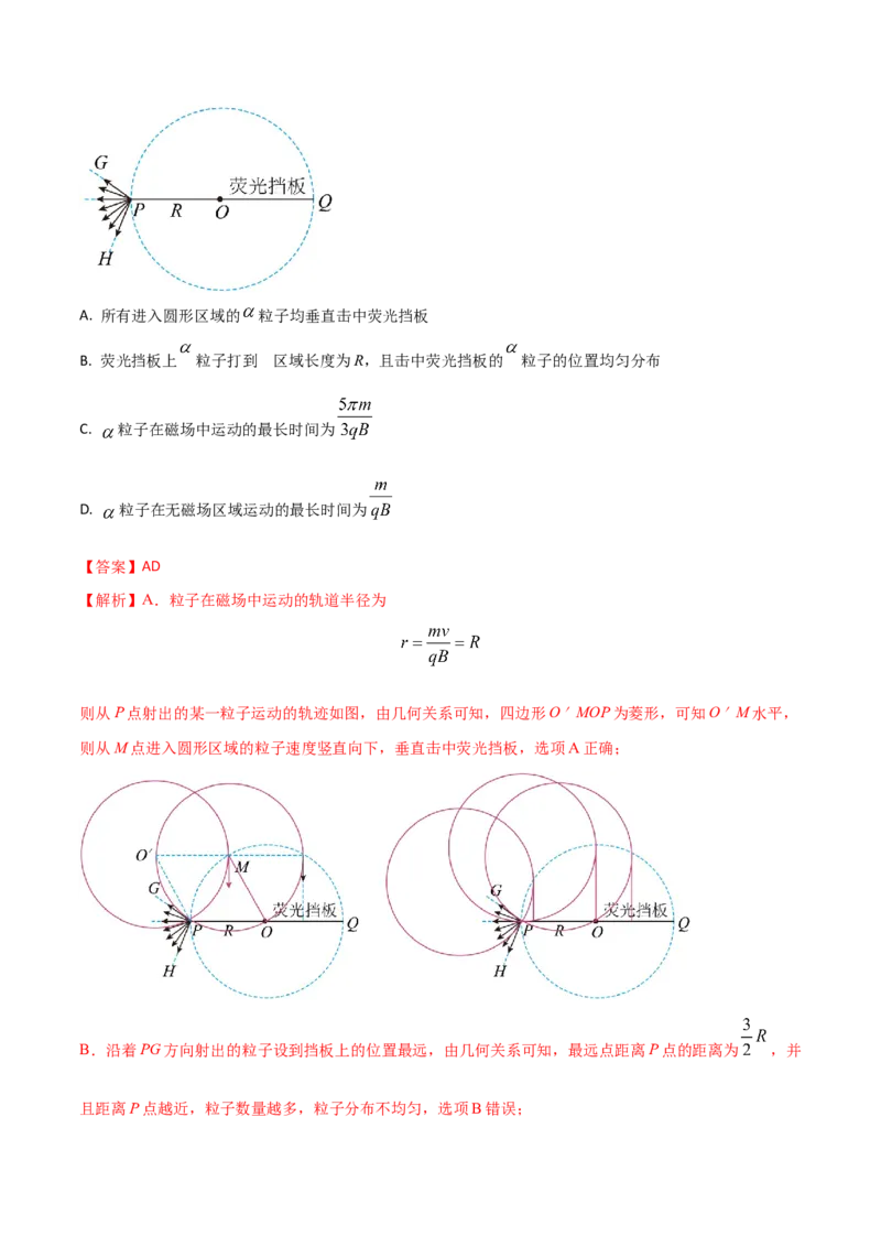 秘籍17磁场中的热点问题-备战2023年高考物理抢分秘籍（新高考专用）（原卷版）_4.2025物理总复习_2023年新高复习资料_备战2023年高考物理抢分秘籍（新高考专用）