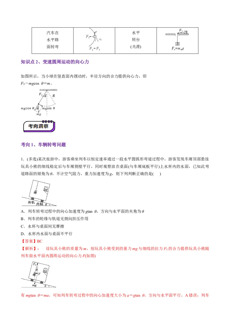 第15讲圆周运动（讲义）（解析版）_4.2025物理总复习_2025年新高考资料_一轮复习_2025年高考物理一轮复习讲练测（新教材新高考）