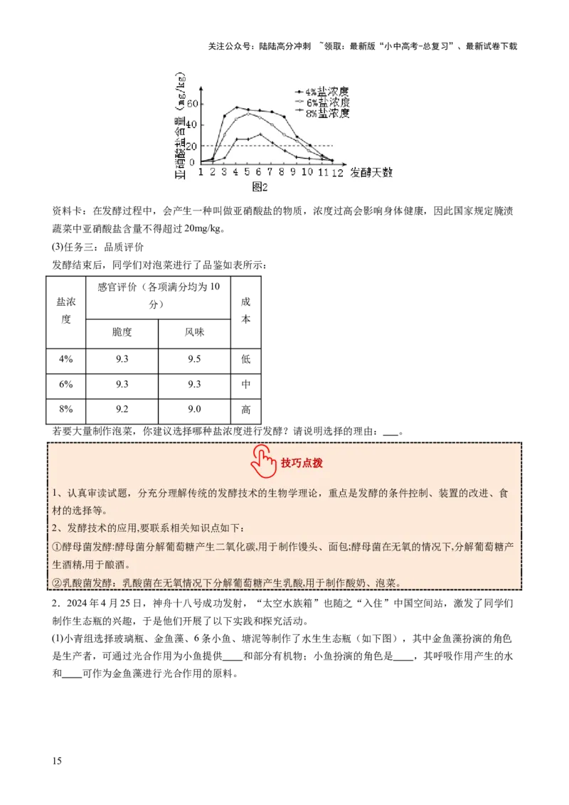 主题七生物学与社会.跨学科实践（讲练）（原卷版）_02中考总复习（2026版更新中）_08-生物-中考总复习_2025中考复习资料_2025中考二轮课件ppt+讲义+练习生物_讲义+练习