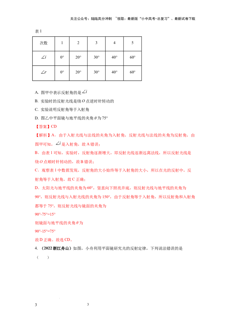 必考实验15.探究光的反射定律（解析版）_02中考总复习（2026版更新中）_04-物理-中考总复习_2025年中考复习资料_2025年物理中考二轮复习21个必考12个常考实验三题型新考法专项精练