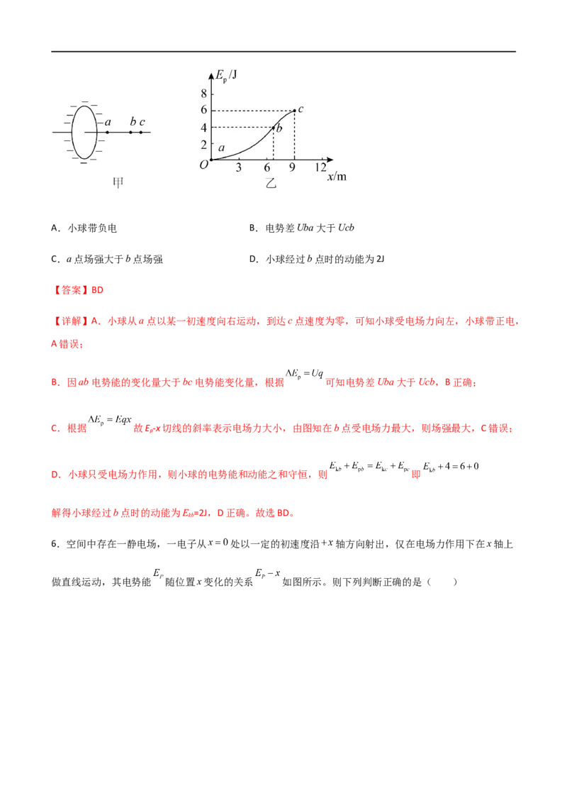 专题45电场中的&phi;-x、Ep-x、E-x三类图像（解析版）_4.2025物理总复习_2023年新高复习资料_一轮复习_2023届高三物理一轮复习多维度导学与分层专练