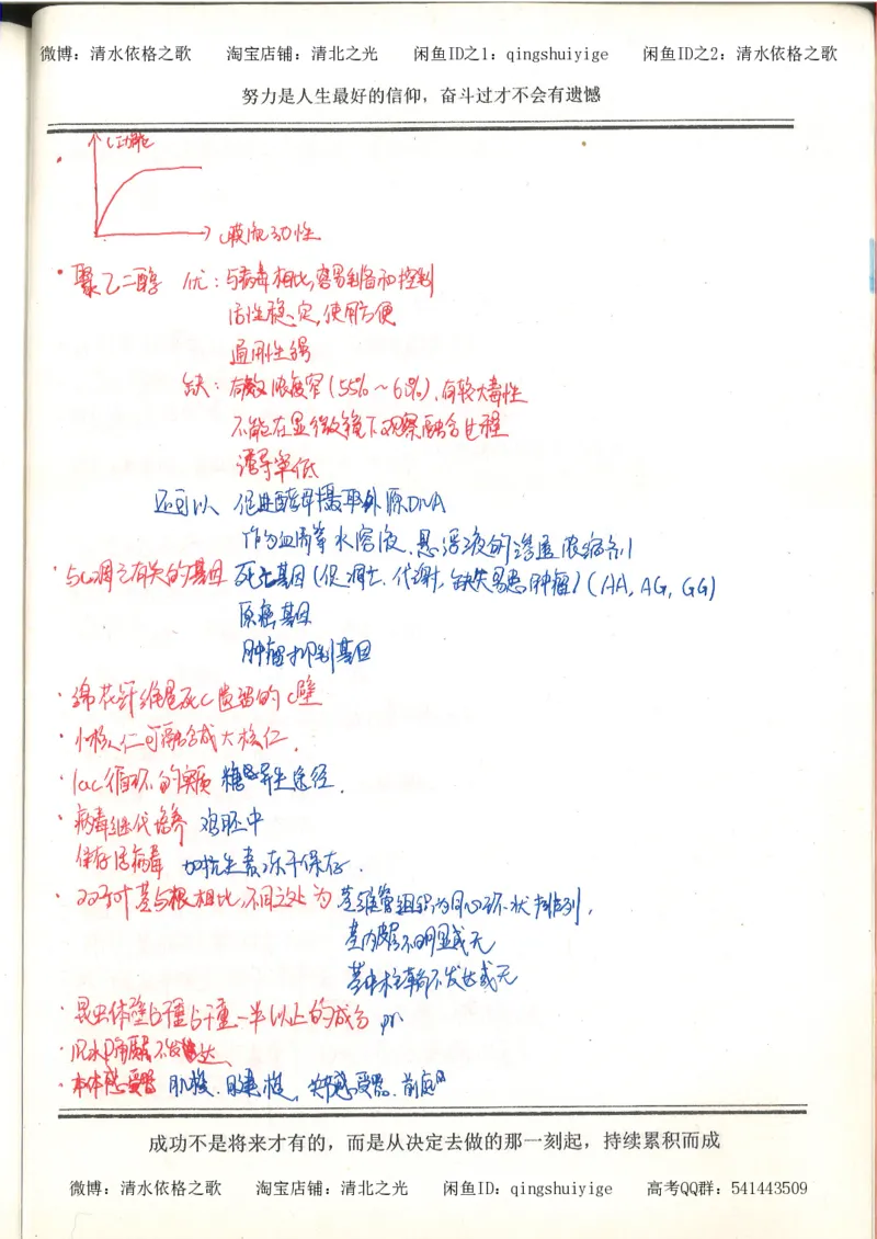 7.衡水中学高考积累与改错_高三生物奥赛（第3本）_93页_高中衡水学霸笔记_高中全部赠品_错题集高中九科_生物积累与改错