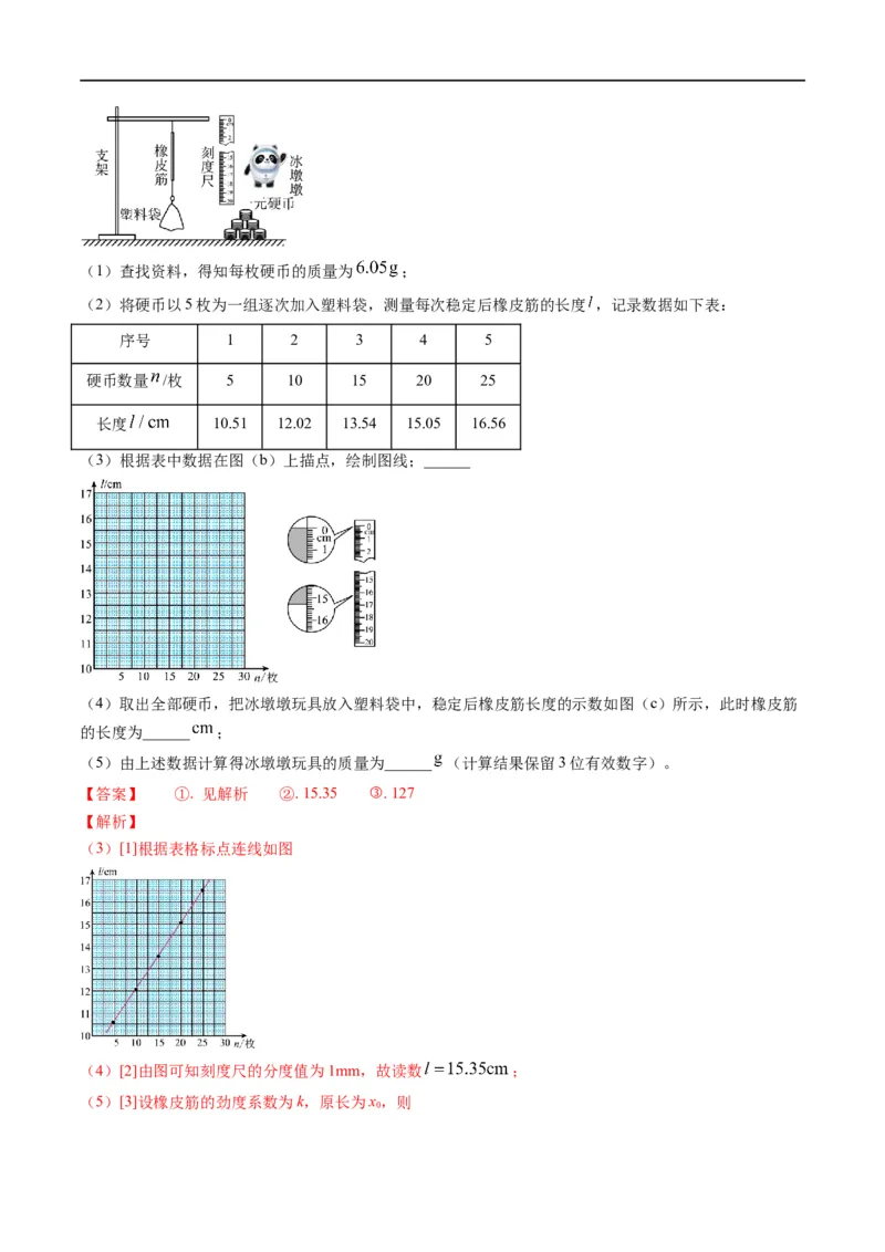 专题17力学实验(解析版)_4.2025物理总复习_赠品通用版（老高考）复习资料_二轮复习_2023年高考物理毕业班二轮热点题型归纳与变式演练（全国通用）